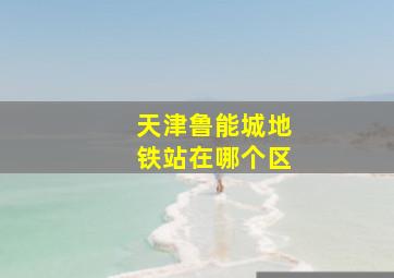 天津鲁能城地铁站在哪个区