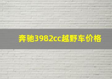 奔驰3982cc越野车价格