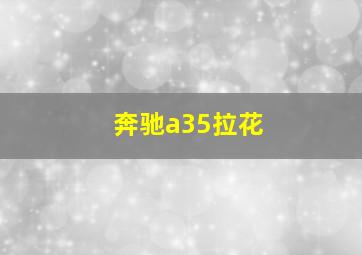 奔驰a35拉花