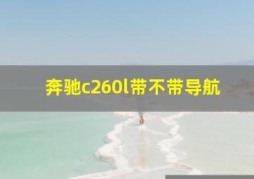 奔驰c260l带不带导航