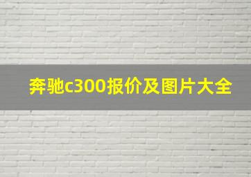 奔驰c300报价及图片大全