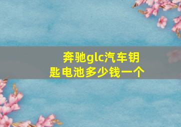 奔驰glc汽车钥匙电池多少钱一个