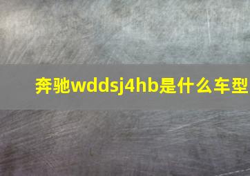 奔驰wddsj4hb是什么车型