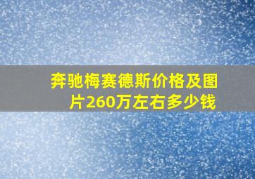 奔驰梅赛德斯价格及图片260万左右多少钱