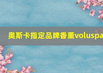 奥斯卡指定品牌香薰voluspa