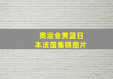 奥运会男篮日本法国集锦图片