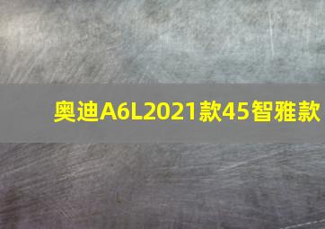 奥迪A6L2021款45智雅款