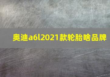 奥迪a6l2021款轮胎啥品牌