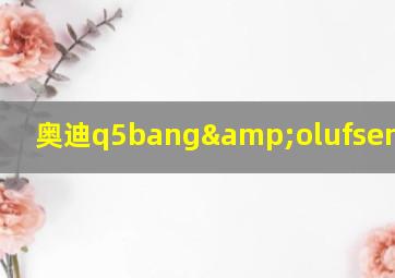 奥迪q5bang&olufsen怎么样