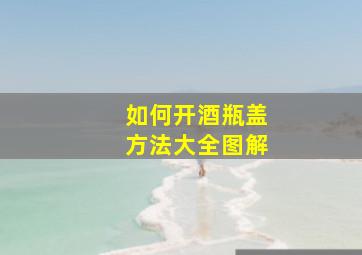 如何开酒瓶盖方法大全图解