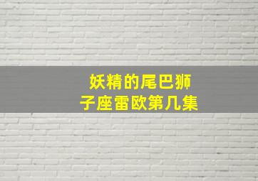 妖精的尾巴狮子座雷欧第几集