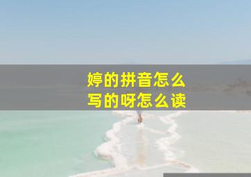 婷的拼音怎么写的呀怎么读