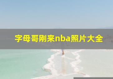 字母哥刚来nba照片大全