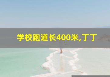 学校跑道长400米,丁丁