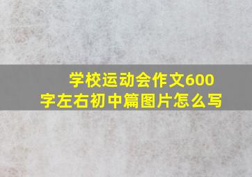 学校运动会作文600字左右初中篇图片怎么写