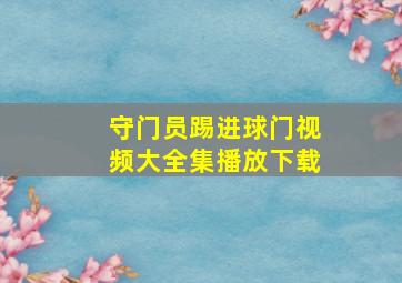 守门员踢进球门视频大全集播放下载