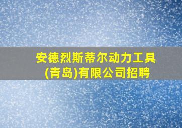 安德烈斯蒂尔动力工具(青岛)有限公司招聘