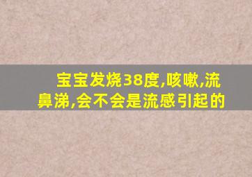 宝宝发烧38度,咳嗽,流鼻涕,会不会是流感引起的