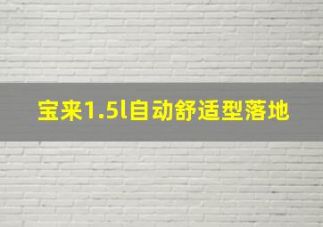 宝来1.5l自动舒适型落地