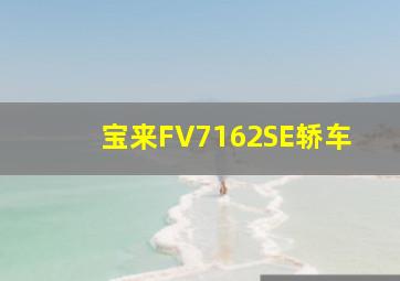 宝来FV7162SE轿车