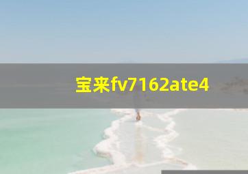 宝来fv7162ate4