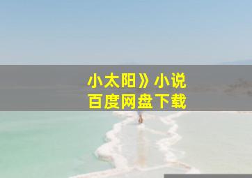 小太阳》小说百度网盘下载