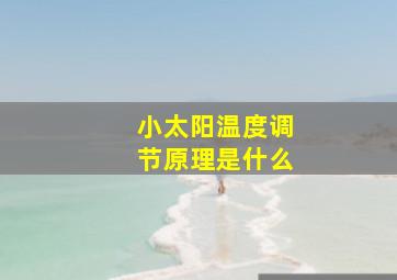 小太阳温度调节原理是什么