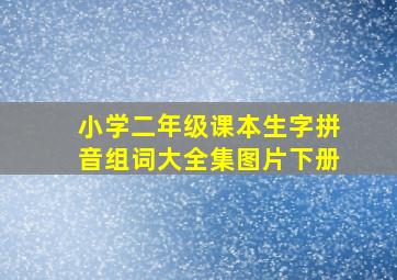 小学二年级课本生字拼音组词大全集图片下册