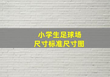 小学生足球场尺寸标准尺寸图