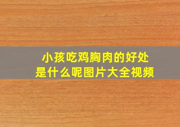 小孩吃鸡胸肉的好处是什么呢图片大全视频