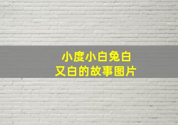 小度小白兔白又白的故事图片