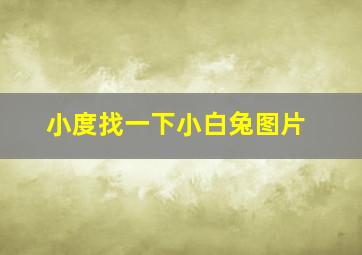 小度找一下小白兔图片