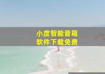 小度智能音箱软件下载免费