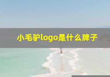 小毛驴logo是什么牌子