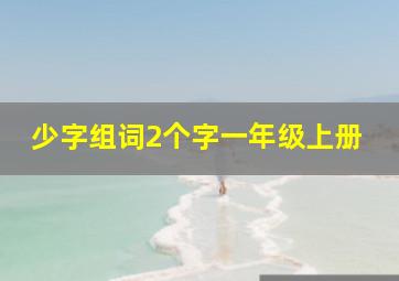 少字组词2个字一年级上册