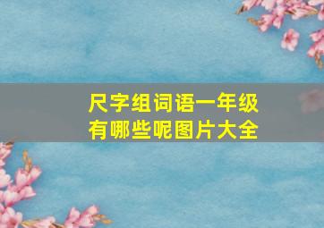 尺字组词语一年级有哪些呢图片大全