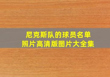 尼克斯队的球员名单照片高清版图片大全集