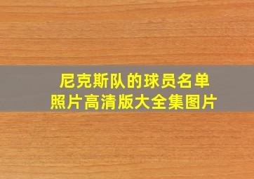 尼克斯队的球员名单照片高清版大全集图片