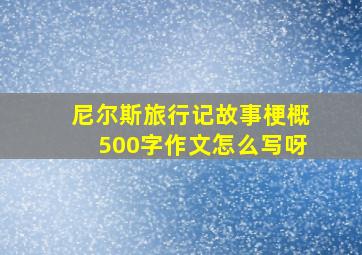 尼尔斯旅行记故事梗概500字作文怎么写呀