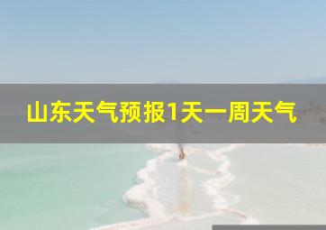 山东天气预报1天一周天气