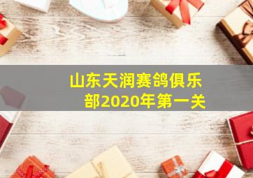 山东天润赛鸽俱乐部2020年第一关