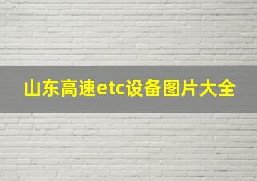 山东高速etc设备图片大全