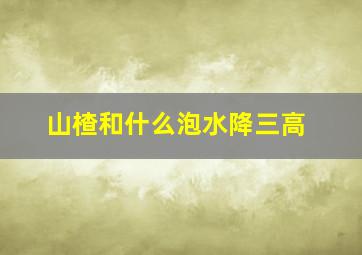 山楂和什么泡水降三高