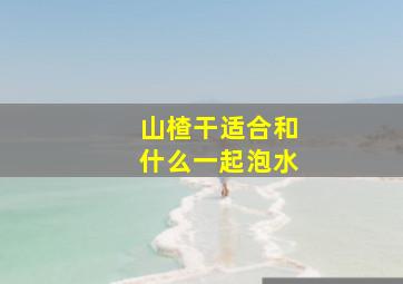 山楂干适合和什么一起泡水