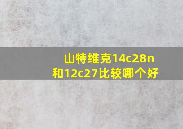 山特维克14c28n和12c27比较哪个好