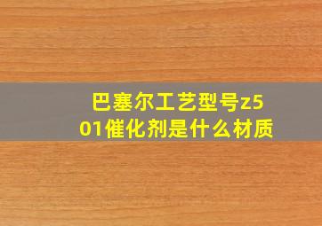 巴塞尔工艺型号z501催化剂是什么材质