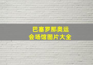 巴塞罗那奥运会场馆图片大全