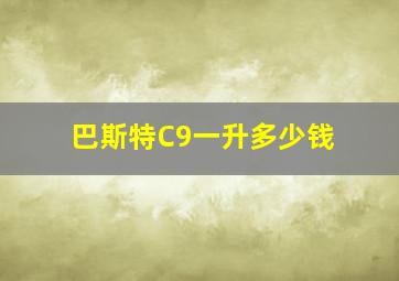 巴斯特C9一升多少钱