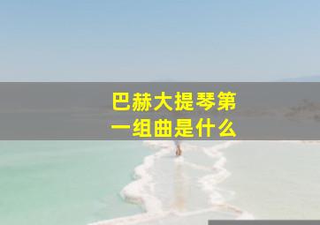 巴赫大提琴第一组曲是什么