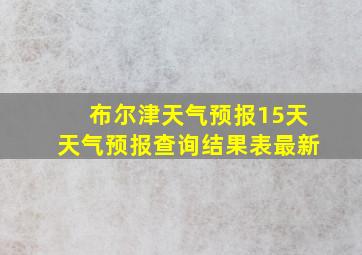 布尔津天气预报15天天气预报查询结果表最新